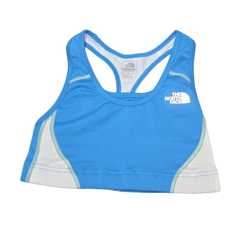 The North Face Flight Series Sports Bra Breathable Stretch Blue Racerback